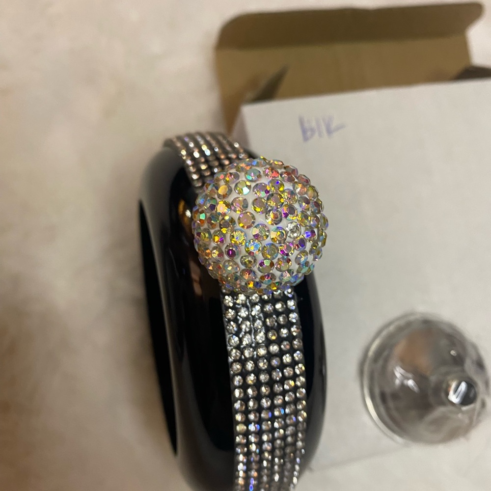 2-Piece Rhinestone Bracelet Flask Set